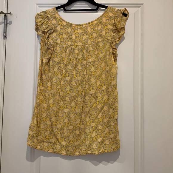 Gap Yellow Sleeveless Top - Picture 2 of 3
